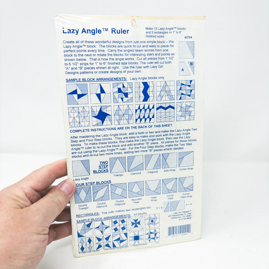Lazy Angle Tool for Quilting Blocks