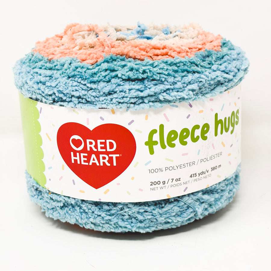 Red Heart Fleece Hugs Polyester Yarn - Mermaid