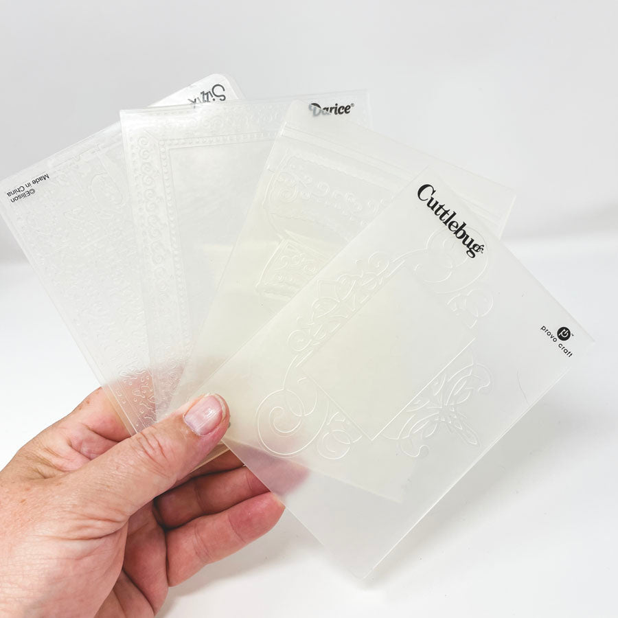 Assorted Embossing Folders