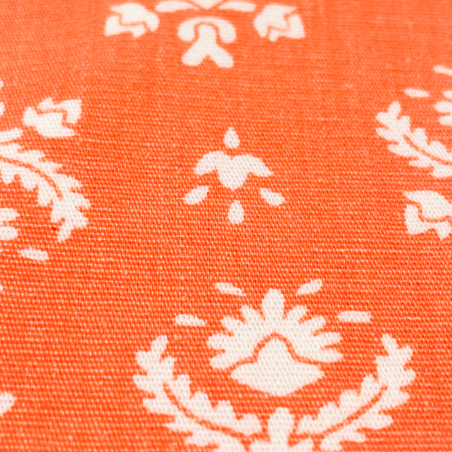 2.25 Yds x 36" Neon Peach Heavyweight Cotton Fabric