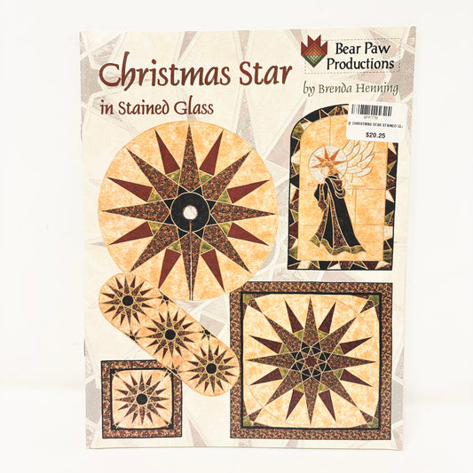 Bear Paw Productions- Christmas Star in Stained Glass by Brenda Henning