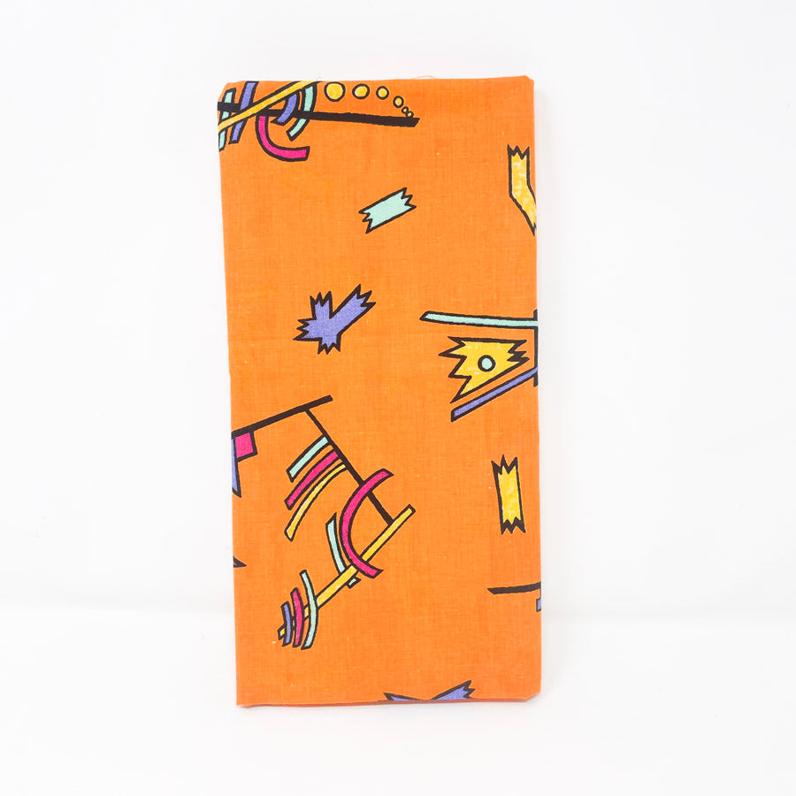 1 Yd x 58" Orange Western Cotton Fabric