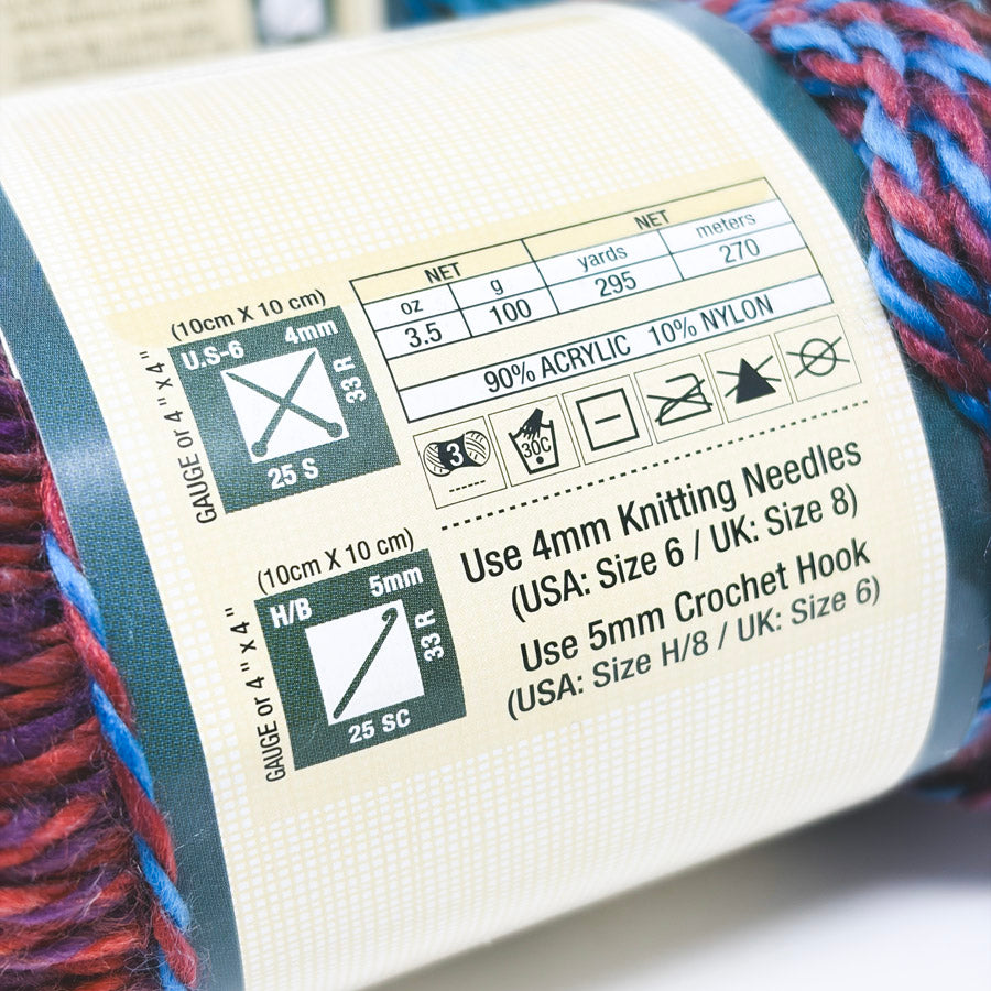 Yarn Bee Caterina Acrylic Yarn – Aztec Blanket (1)