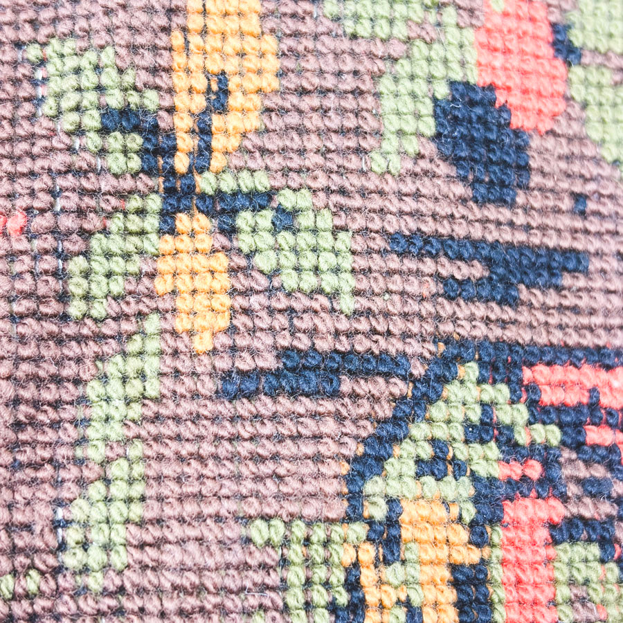 41" x 32" Vintage Carpet Bag/Tapesty Fabric Remnant