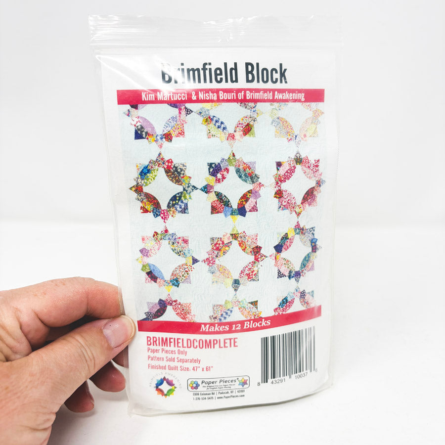 Brimfield Rock BrimfieldComplete Paper Pieces for 47" x 61" Quilt