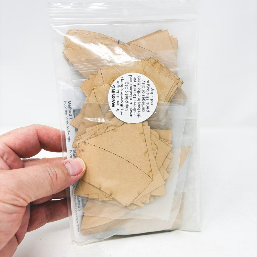 Brimfield Rock BrimfieldComplete Paper Pieces for 47" x 61" Quilt