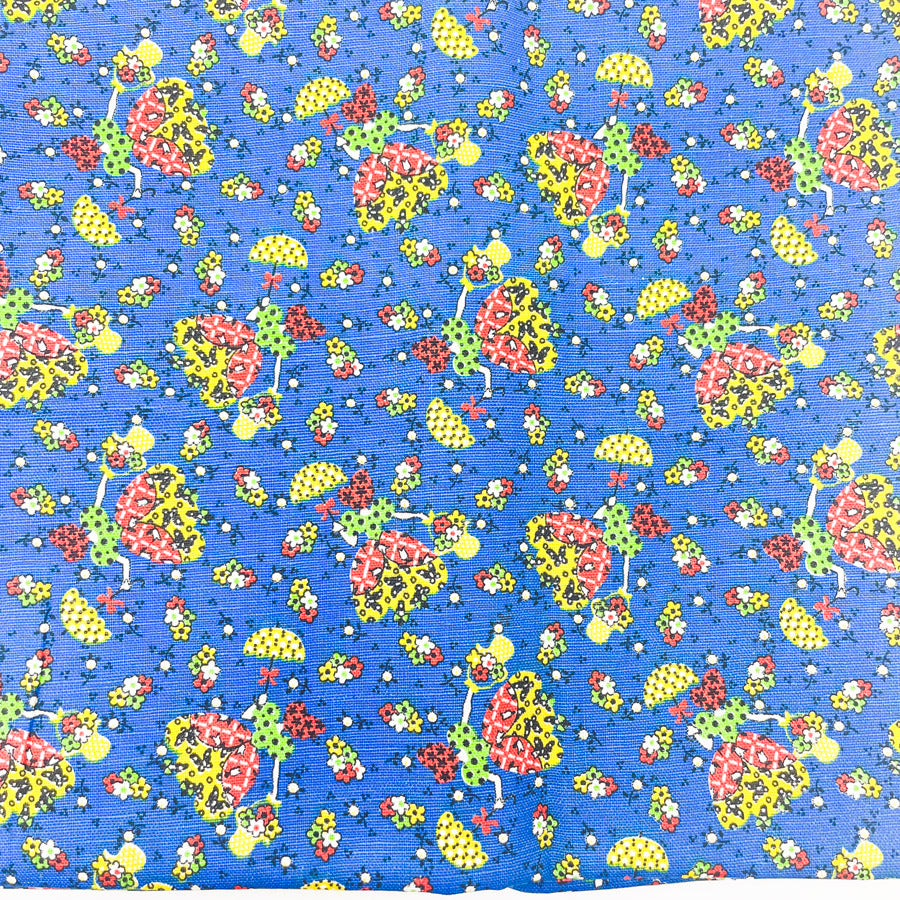 1.5 Yds x 42" Lady Bug Canvas Fabric