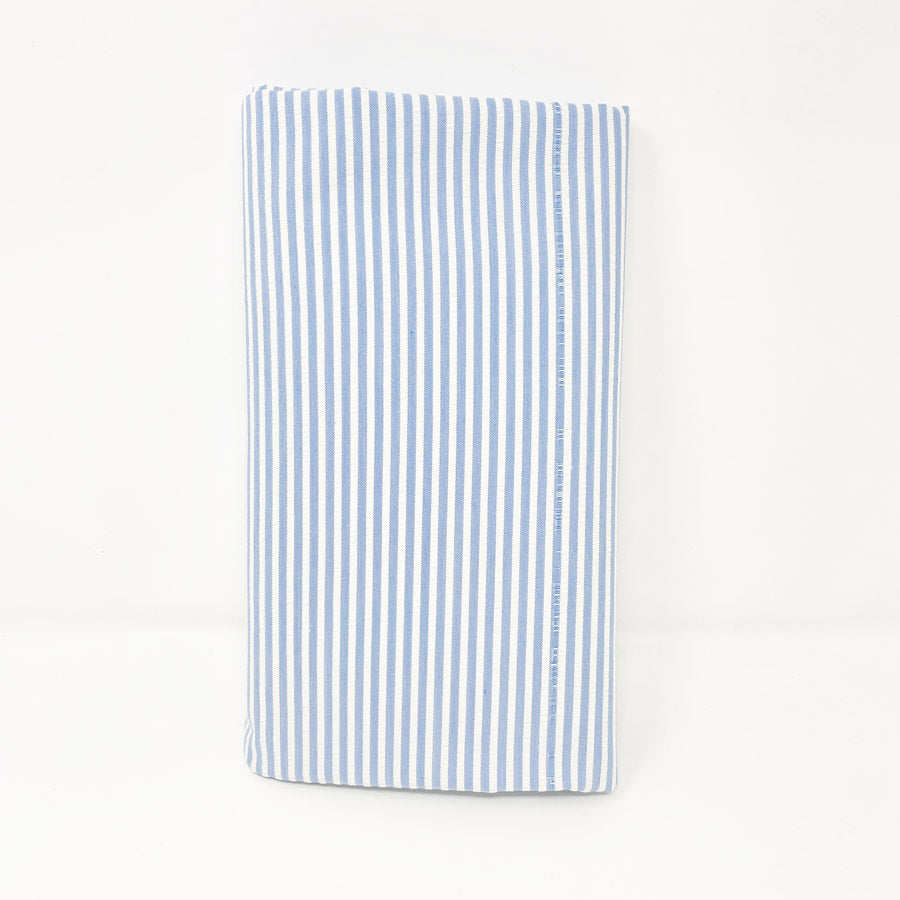1.5 Yds x 42" Blue Stripe Seersucker Fabric