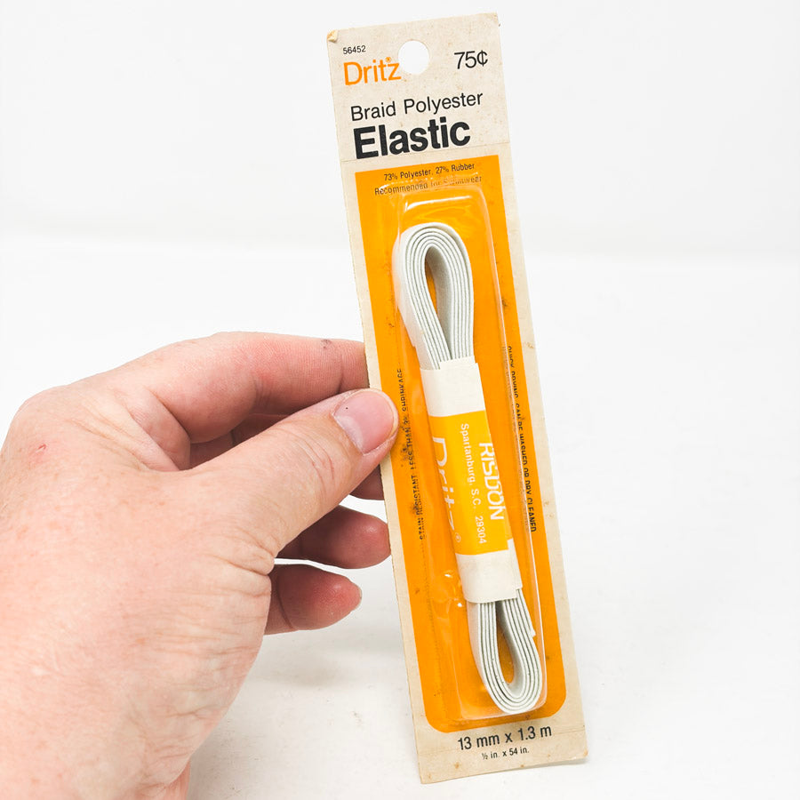 Dritz Braid Polyester Elastic 1/2"