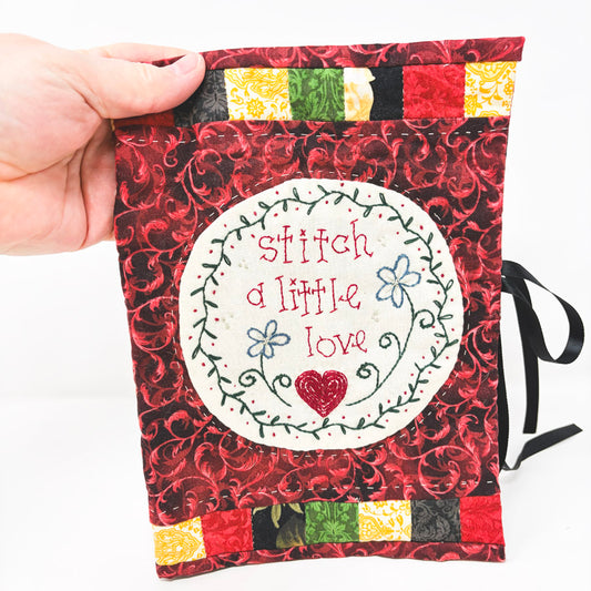 Knitting Needle Fabric Storage Book