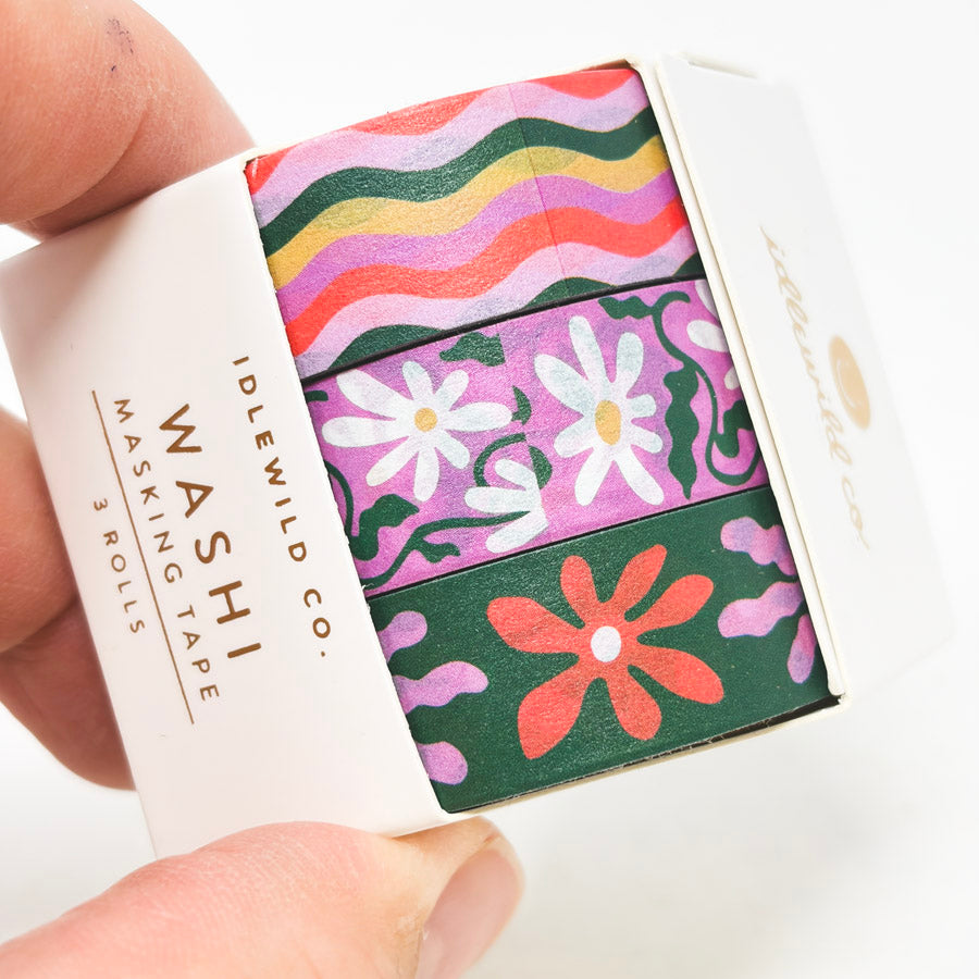 NEW // Wavy Daisy Washi Tape – Idlewild Co.