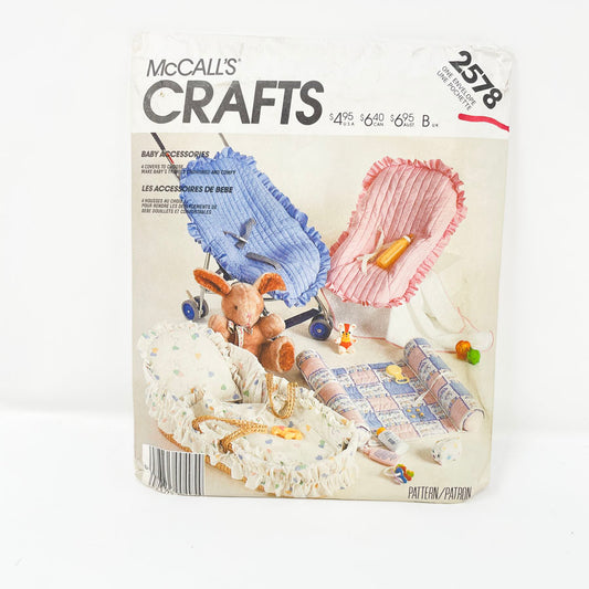 Baby Accessories Sewing Pattern - McCalls - 2578