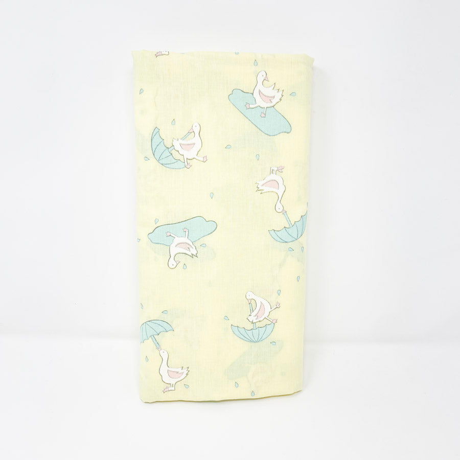 2 Yds x 58" Rainy Day Ducks Cotton Fabric