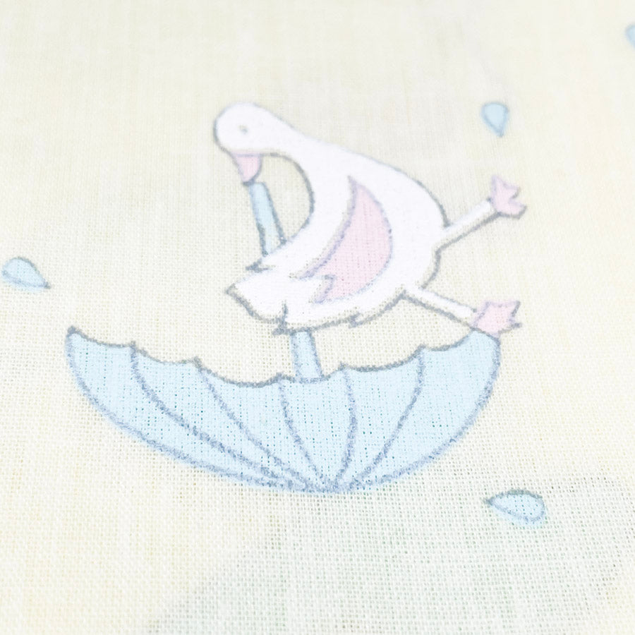 2 Yds x 58" Rainy Day Ducks Cotton Fabric