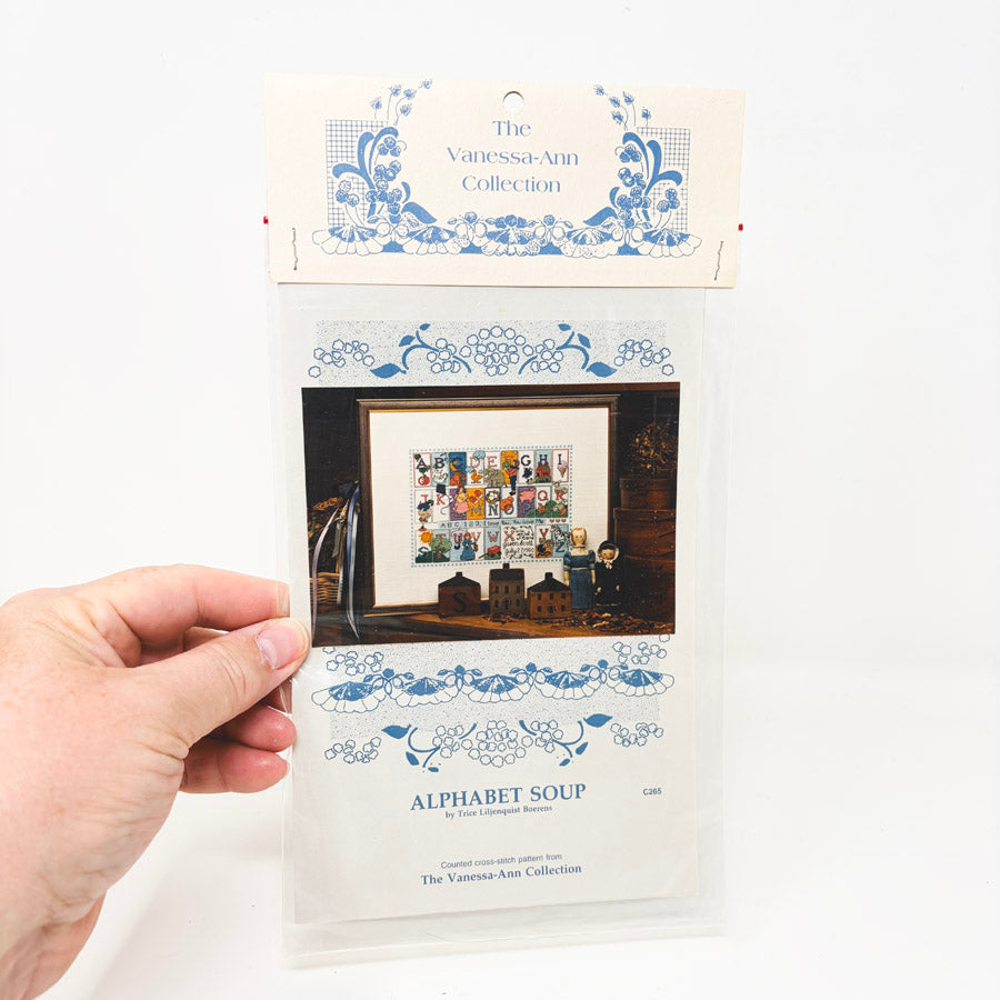 Alphabet Soup – The Vanessa-Ann Collection Cross Stitch Pattern