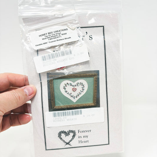 Mother's Wreath – Forever In My Heart Cross Stitch Kit