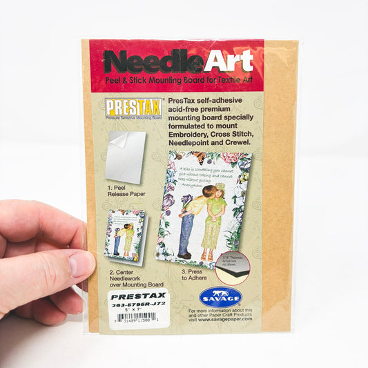 NeedleArt 5 x 7 Peel and Stick Mounting Board for Textile Art