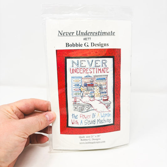 Bobbie G Designs Never Underestimate Needlepoint Kit