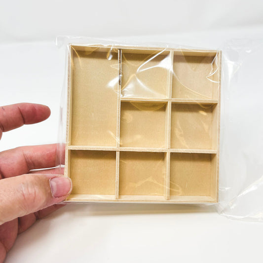 Small Wooden Tray Set (2 pc)