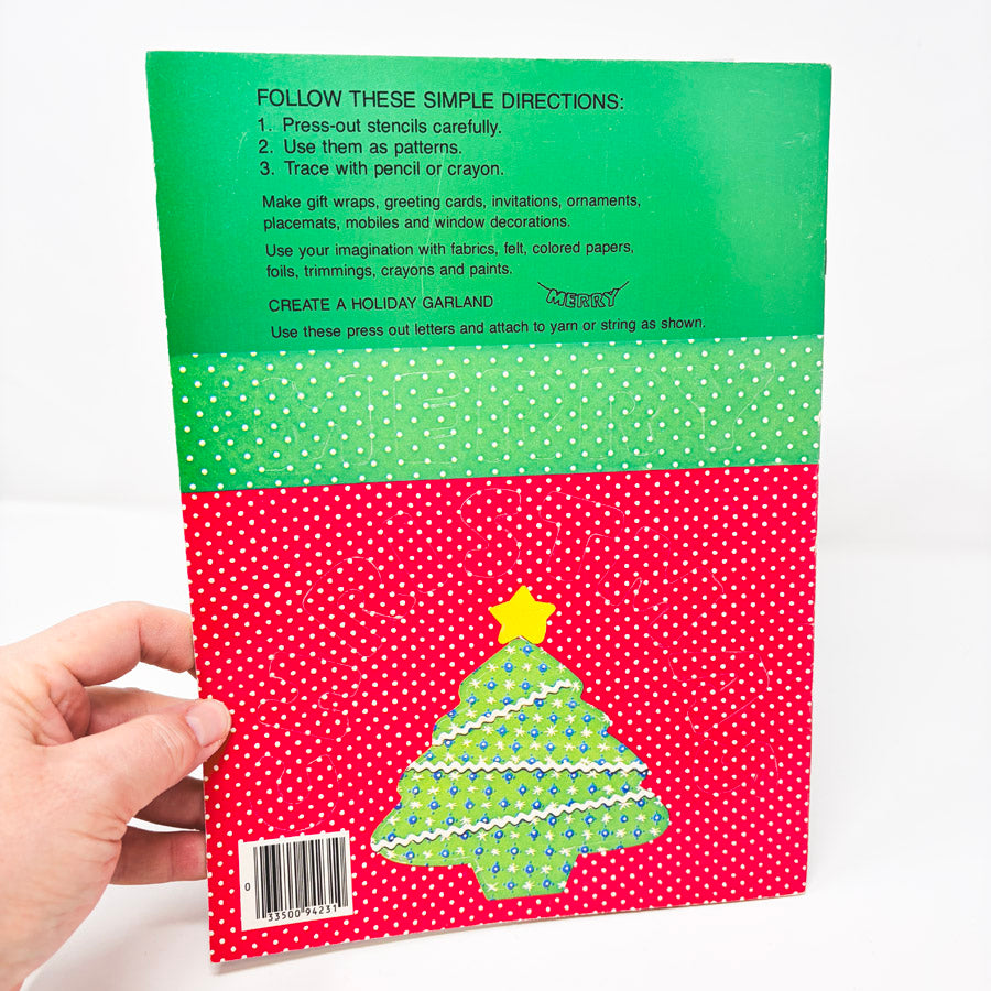 Vintage Whitman Holiday Stencil Books