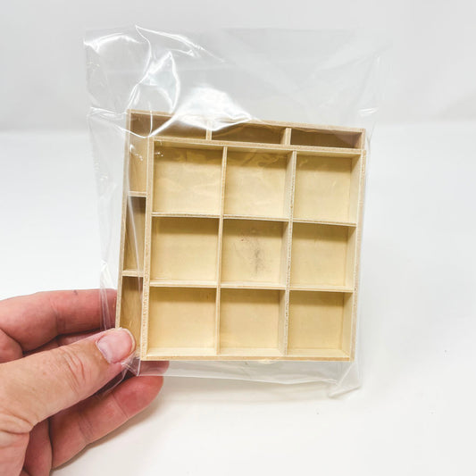 Mixed Size Wooden Tray Set (2 pc)