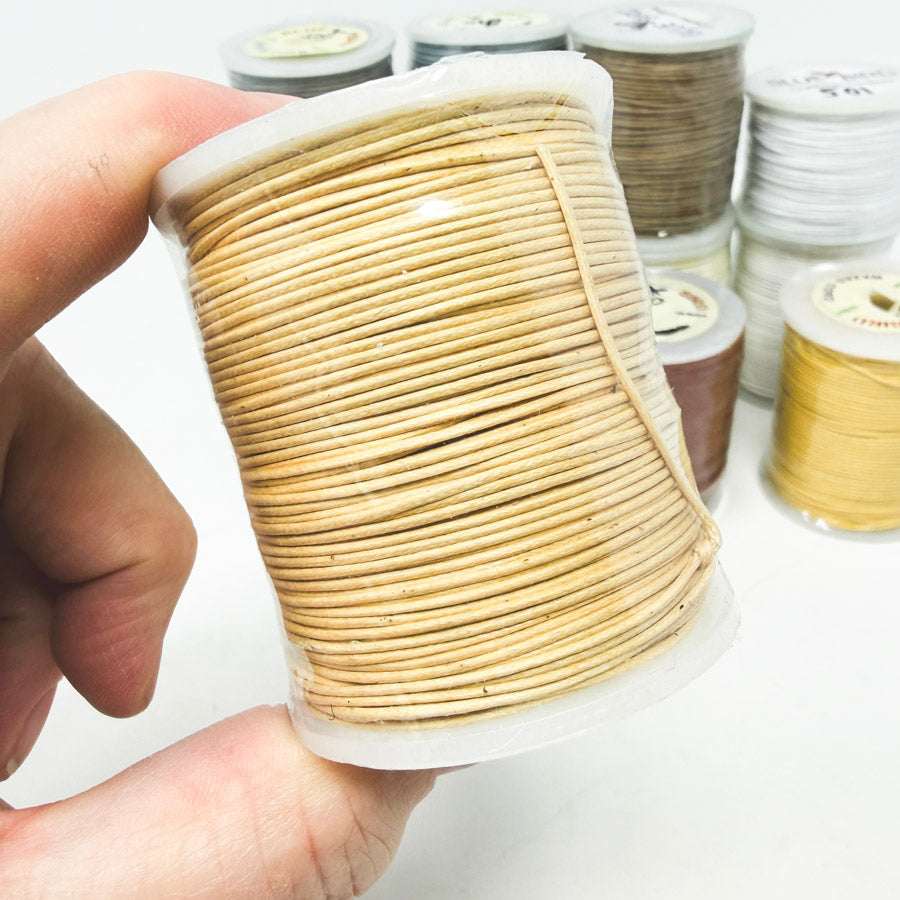 Earth Tones – Blue Bird Wax Cord 1.0 mm/100 yards