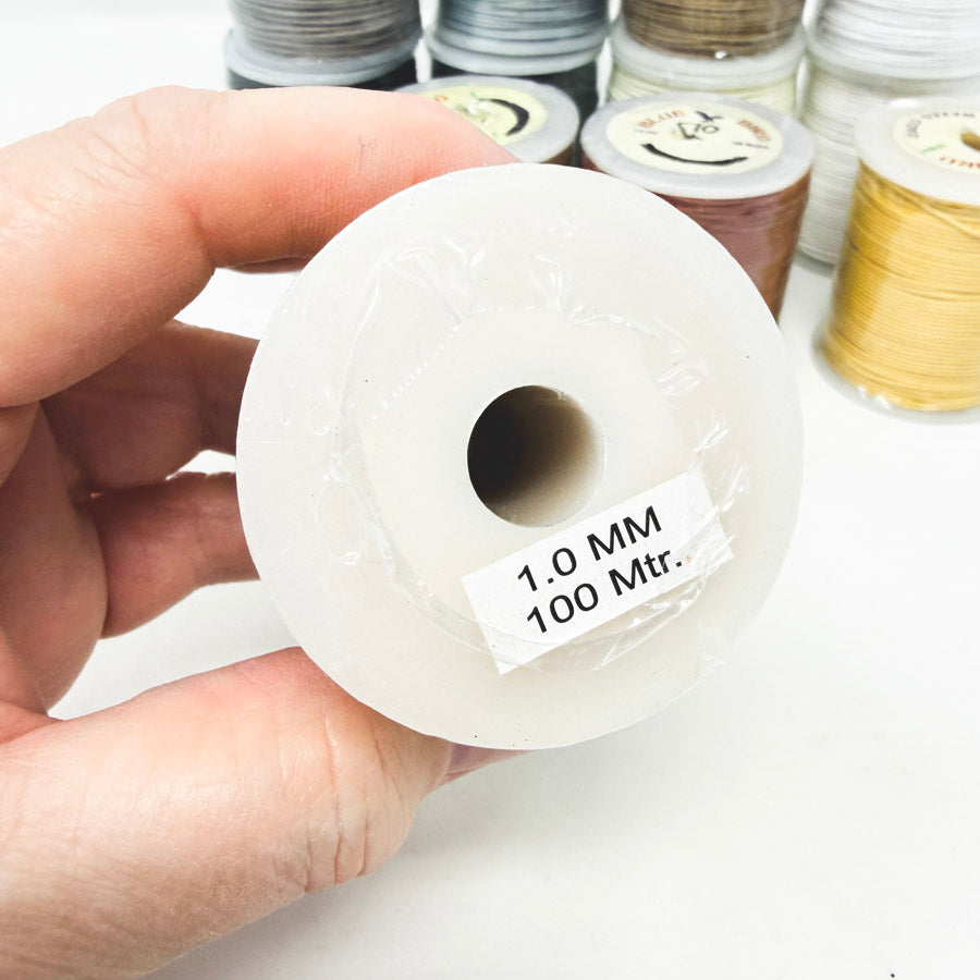 Earth Tones – Blue Bird Wax Cord 1.0 mm/100 yards
