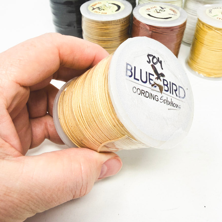 Earth Tones – Blue Bird Wax Cord 1.0 mm/100 yards