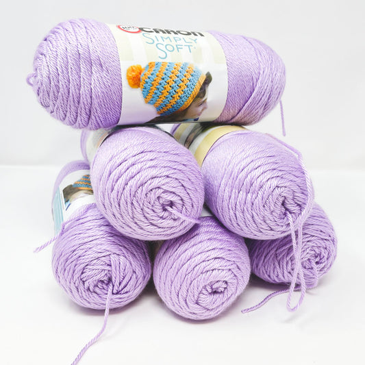 Caron Simply Soft Yarn - Orchid (1)