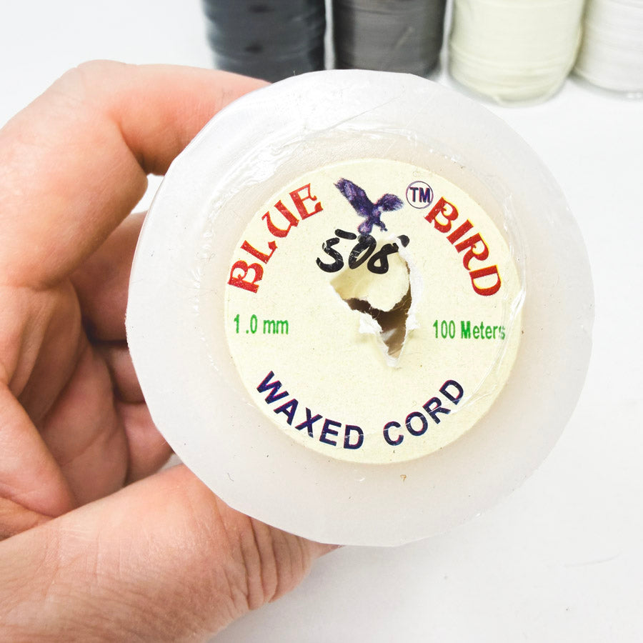 Earth Tones – Blue Bird Wax Cord 1.0 mm/100 yards