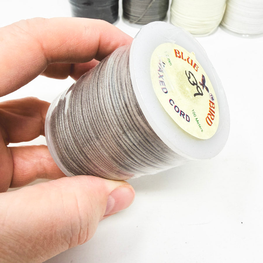 Earth Tones – Blue Bird Wax Cord 1.0 mm/100 yards