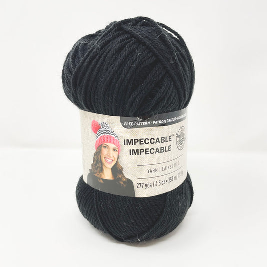 Loops & Threads Impeccable Yarn - Black