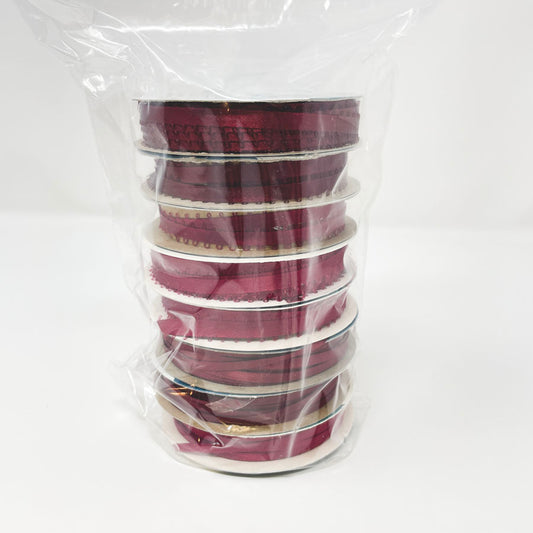 Burgundy Ribbon Bundle