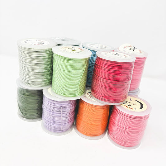 Bright Colors – Blue Bird Wax Cord 1.0 mm/100 yards