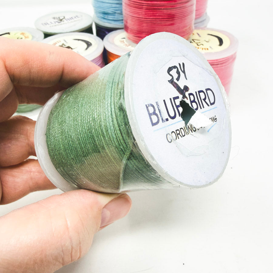 Bright Colors – Blue Bird Wax Cord 1.0 mm/100 yards