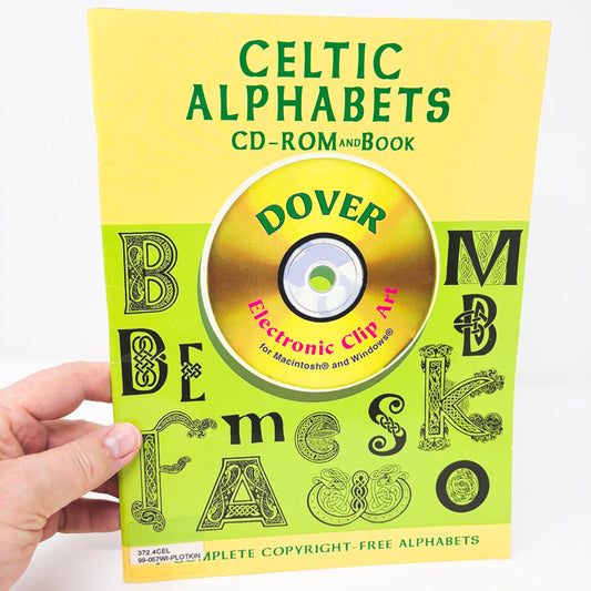 Dover Celtic Alphabets Book with CD