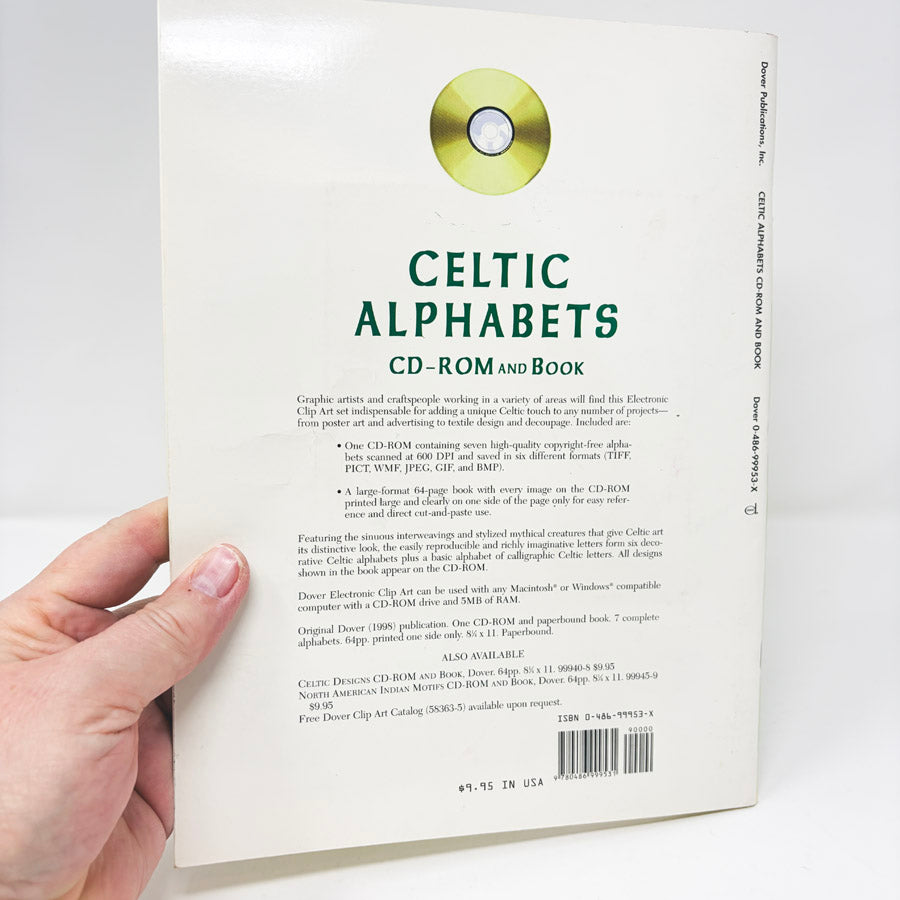 Dover Celtic Alphabets Book with CD