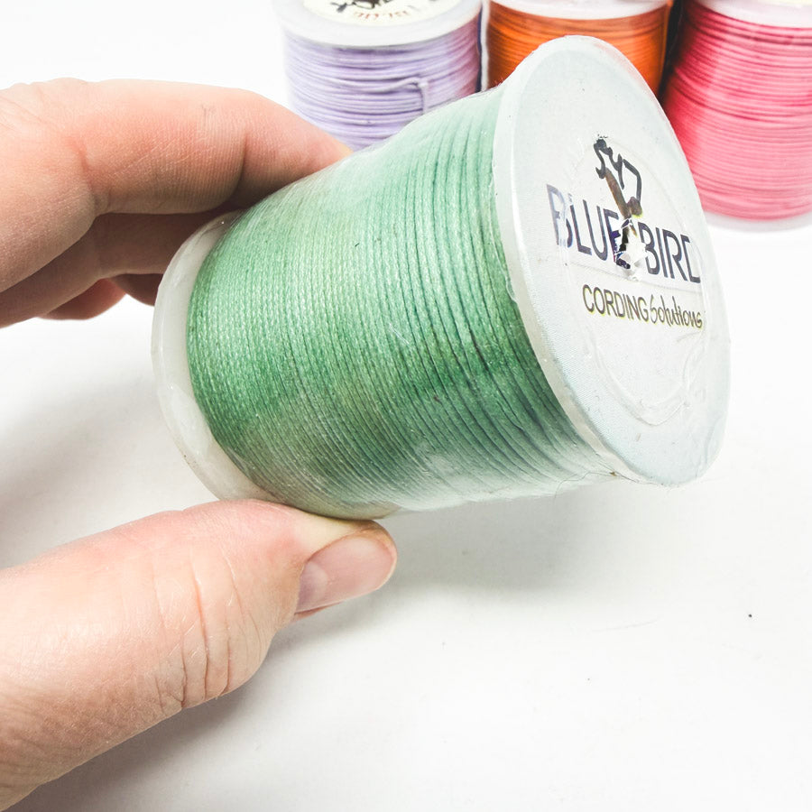Bright Colors – Blue Bird Wax Cord 1.0 mm/100 yards