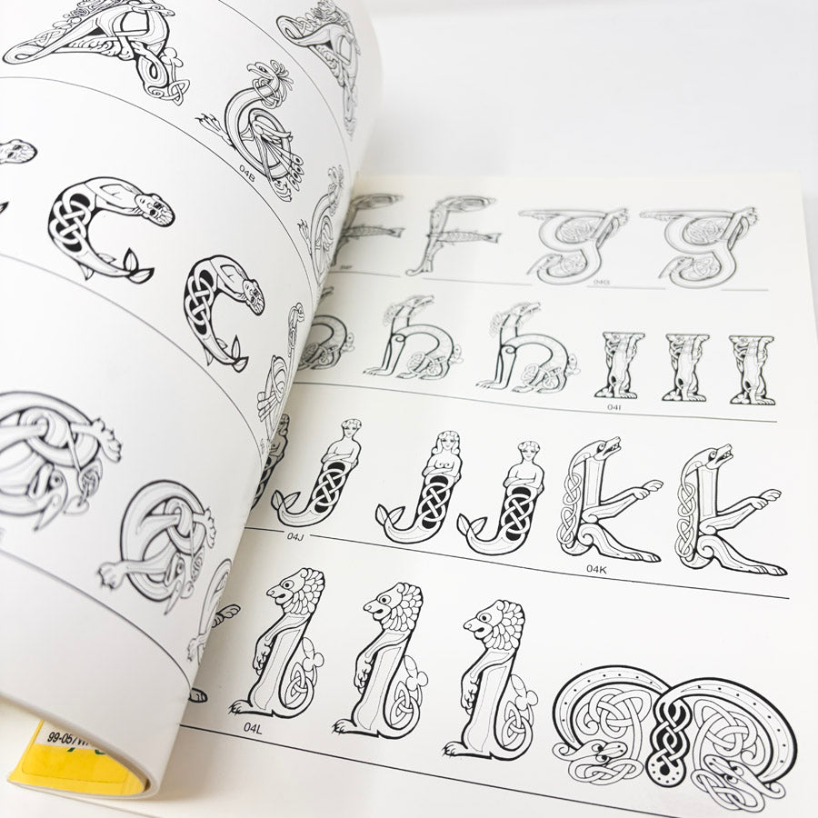 Dover Celtic Alphabets Book with CD