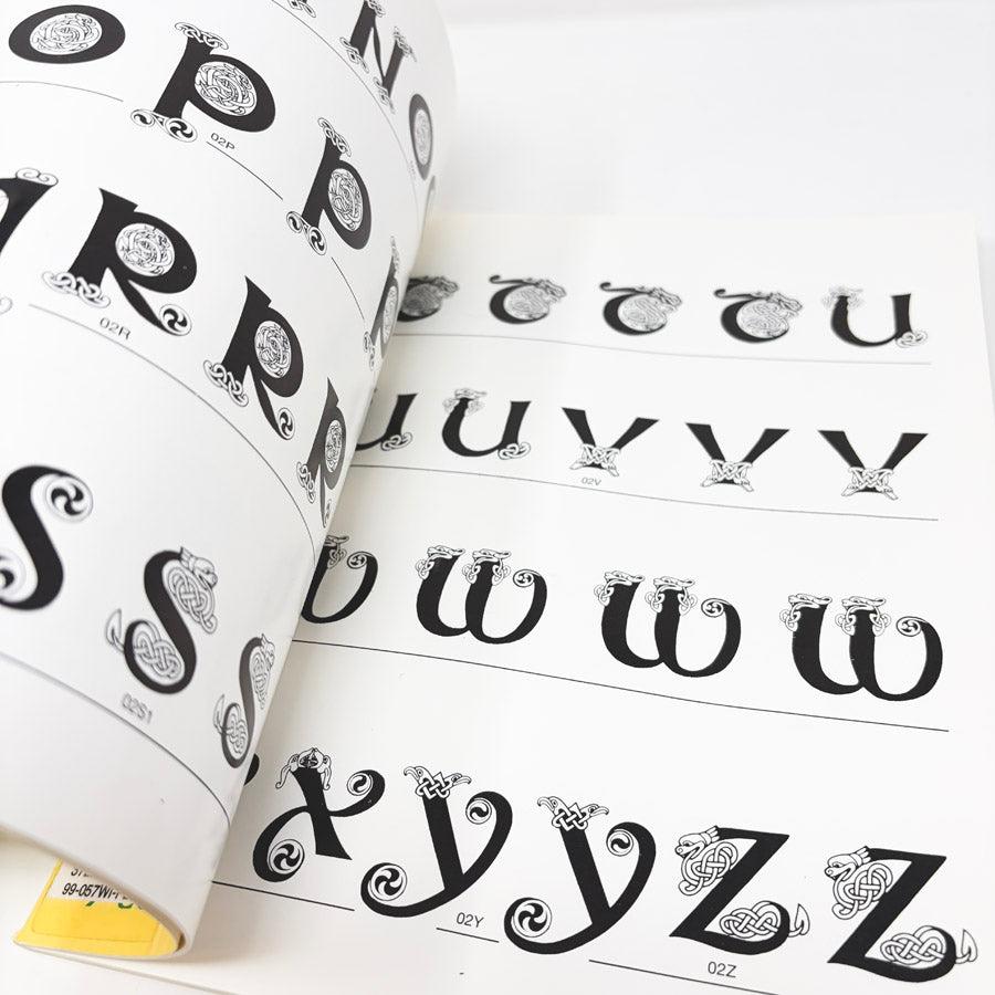 Dover Celtic Alphabets Book with CD