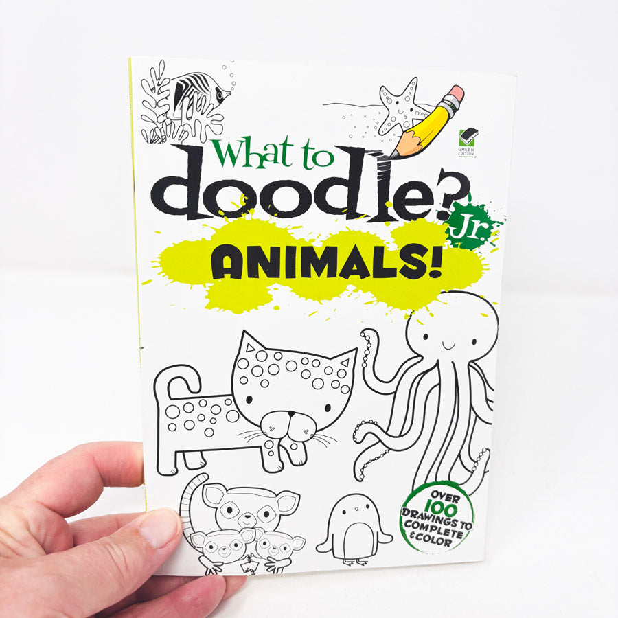 What to Doodle? Jr. Animals! Coloring and Activity Book (marked)