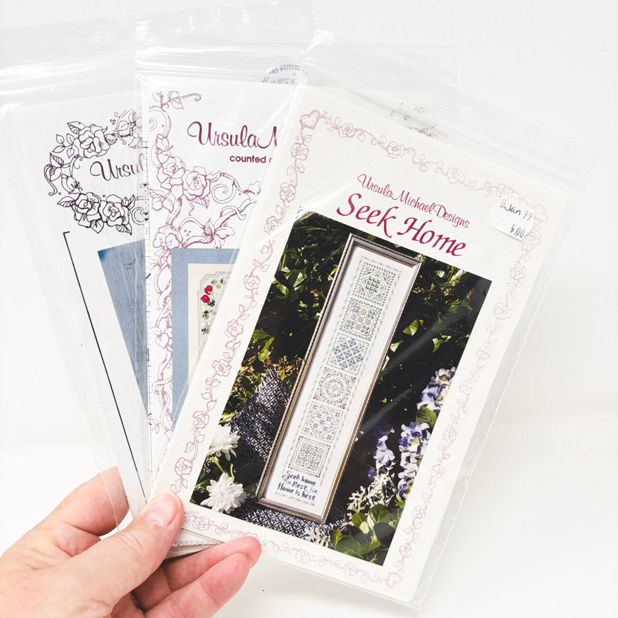 Ursula Michael Designs Half Sheet Cross Stitch Patterns