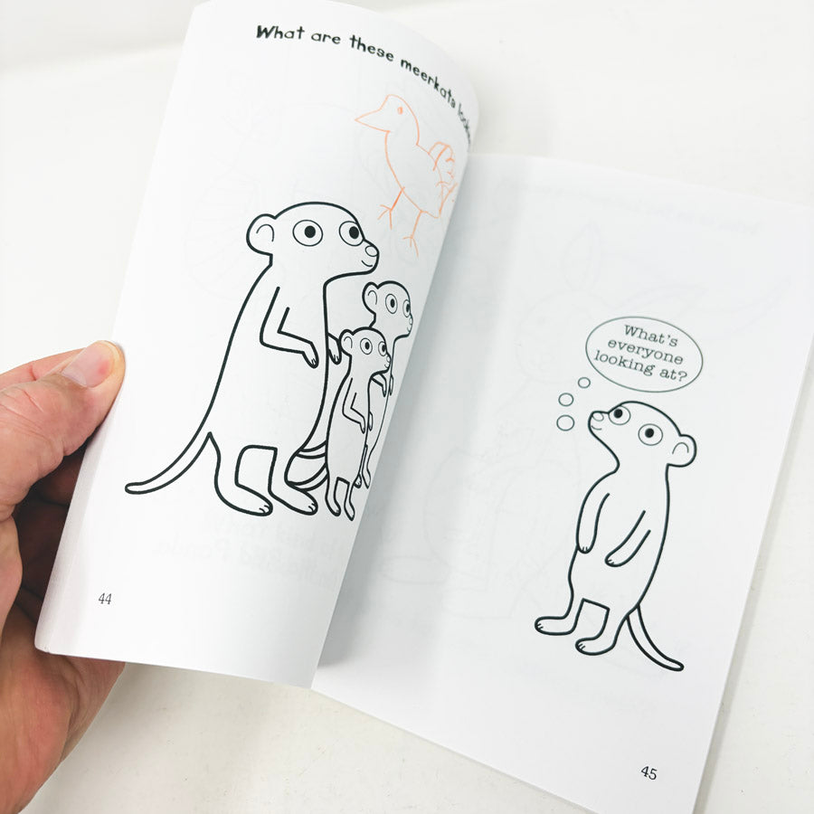 What to Doodle? Jr. Animals! Coloring and Activity Book (marked)