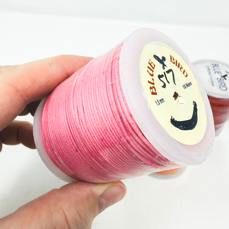 Bright Colors – Blue Bird Wax Cord 1.0 mm/100 yards