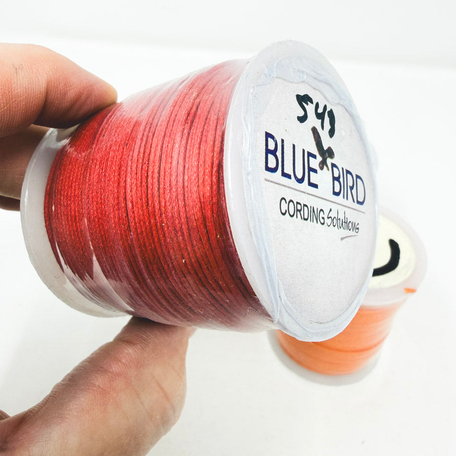 Bright Colors – Blue Bird Wax Cord 1.0 mm/100 yards