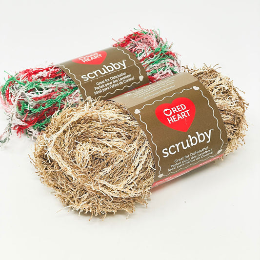 Red Heart Scrubby Yarn