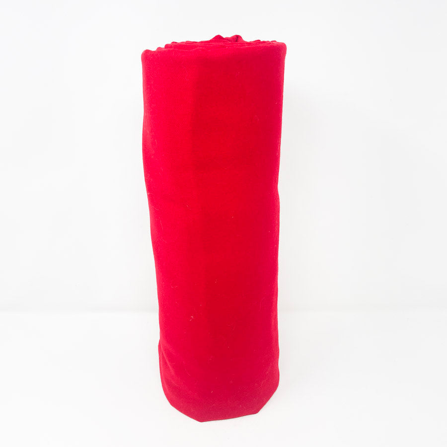 2.75 Yds x 60" Red Wool Fabric