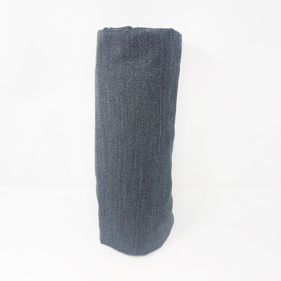 4 Yds x 58" Gray/Black Wool Blend Fabric