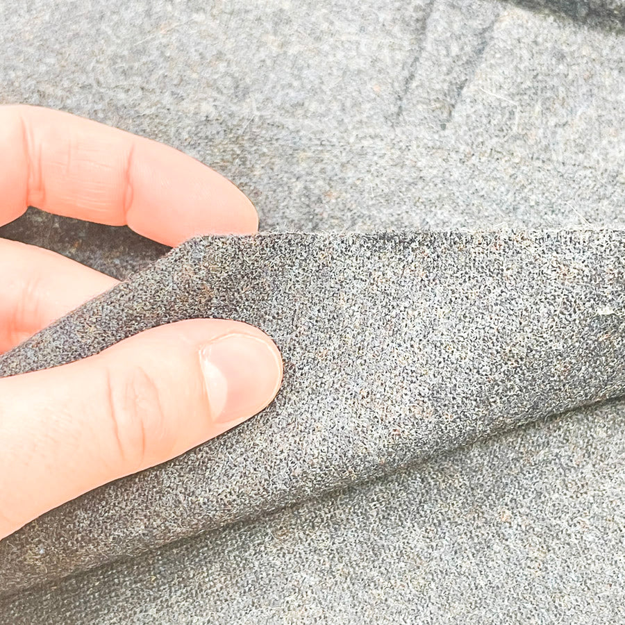 1.75 Yds x 56" Dark Navy Wool Fabric