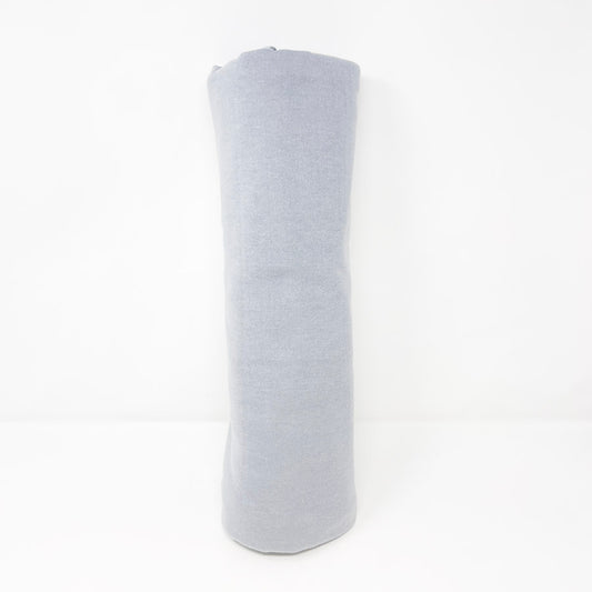 2.75 Yds x 60" Gray Ribbed Stretch Knit Fabric